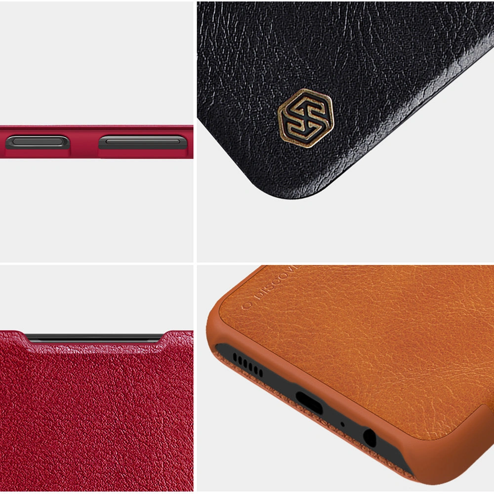 Hurtownia GSM - Etui Nillkin Qin Samsung Galaxy A13 5G roșu - NLK553 - {ean13} - Hurt