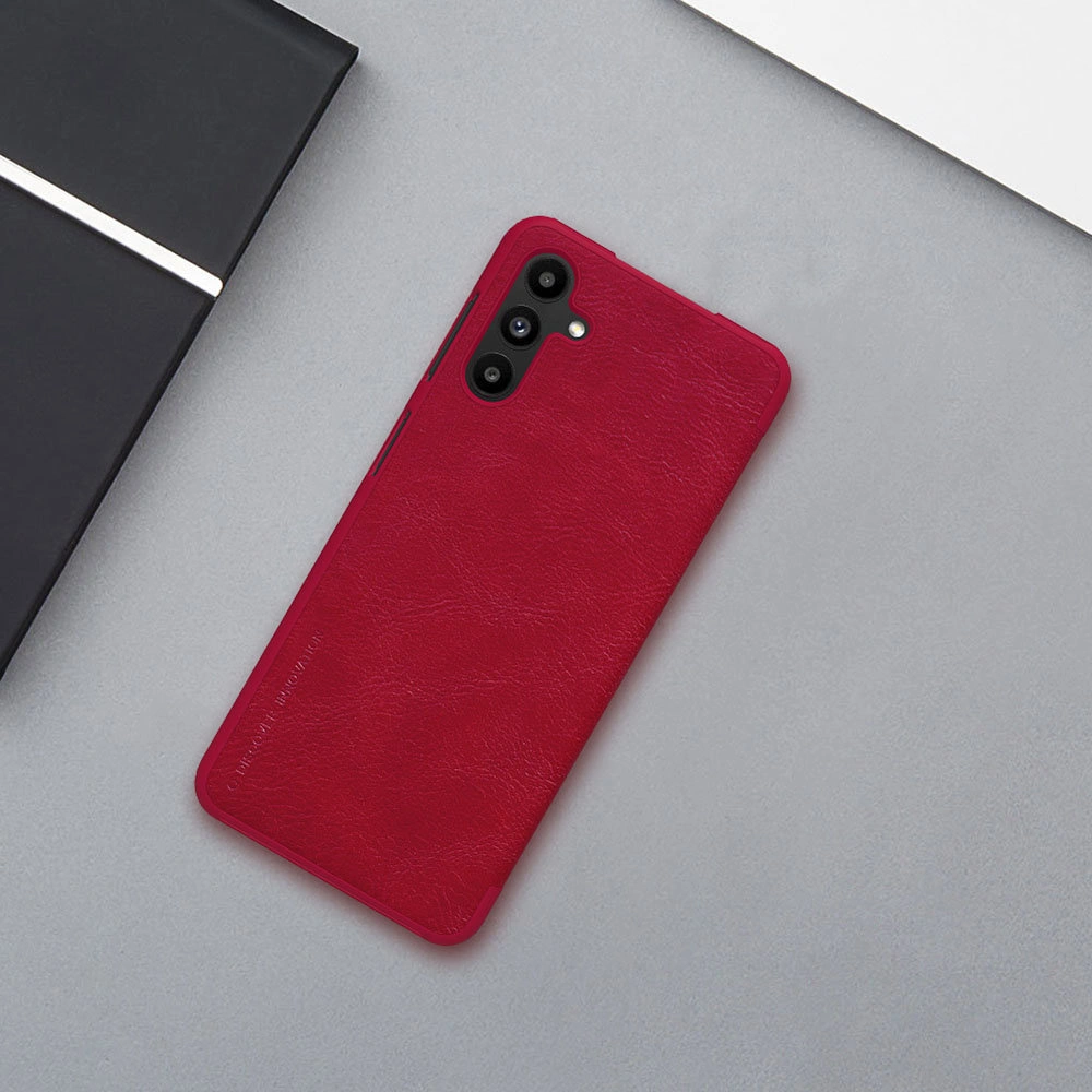 Hurtownia GSM - Etui Nillkin Qin Samsung Galaxy A13 5G roșu - NLK553 - {ean13} - Hurt