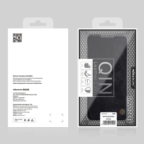 Etui Nillkin Qin Samsung Galaxy A13 5G brązowy