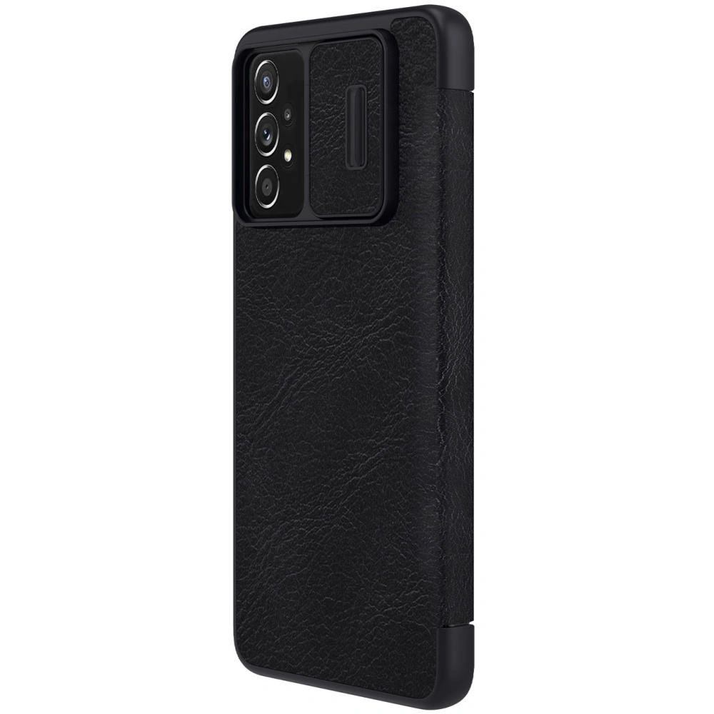Hurtownia GSM - Etui Nillkin Qin Samsung Galaxy A73 fekete - NLK555 - {ean13} - Hurt