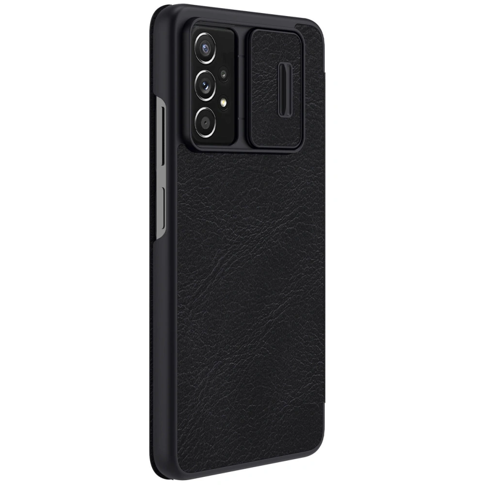 Hurtownia GSM - Etui Nillkin Qin Samsung Galaxy A73 fekete - NLK555 - {ean13} - Hurt