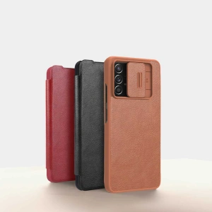 Wholesale Nillkin Qin Samsung Galaxy A73 black - NLK555 - {ean13} - Hurt