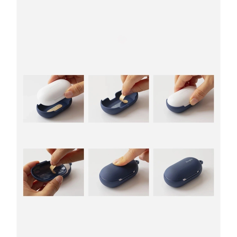 Hurtownia GSM - Etui z TPU Ringke pro Samsung Galaxy Buds/Buds+ Navy - RGK975BLU - {ean13} - Hurt