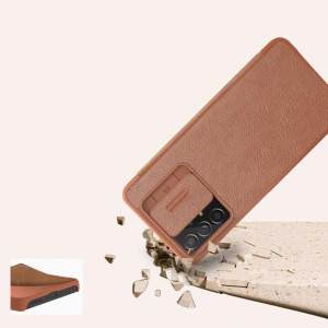 Hurtownia GSM - Etui Nillkin Qin Samsung Galaxy A73 fekete - NLK555 - {ean13} - Hurt