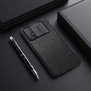 Wholesale Nillkin Qin Samsung Galaxy A73 black - NLK555 - {ean13} - Hurt