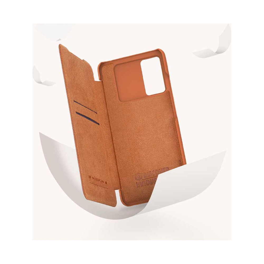 Hurtownia GSM - Etui Nillkin Qin Samsung Galaxy A73 roșu - NLK556 - {ean13} - Hurt