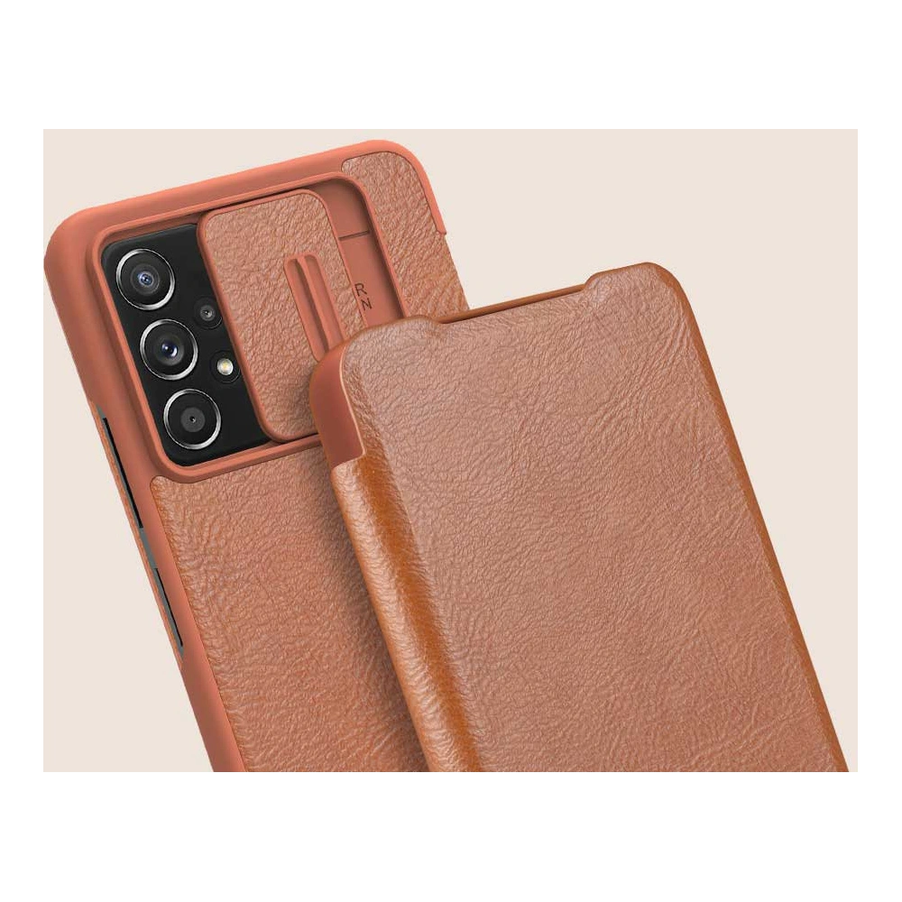 Hurtownia GSM - Etui Nillkin Qin Samsung Galaxy A73 roșu - NLK556 - {ean13} - Hurt