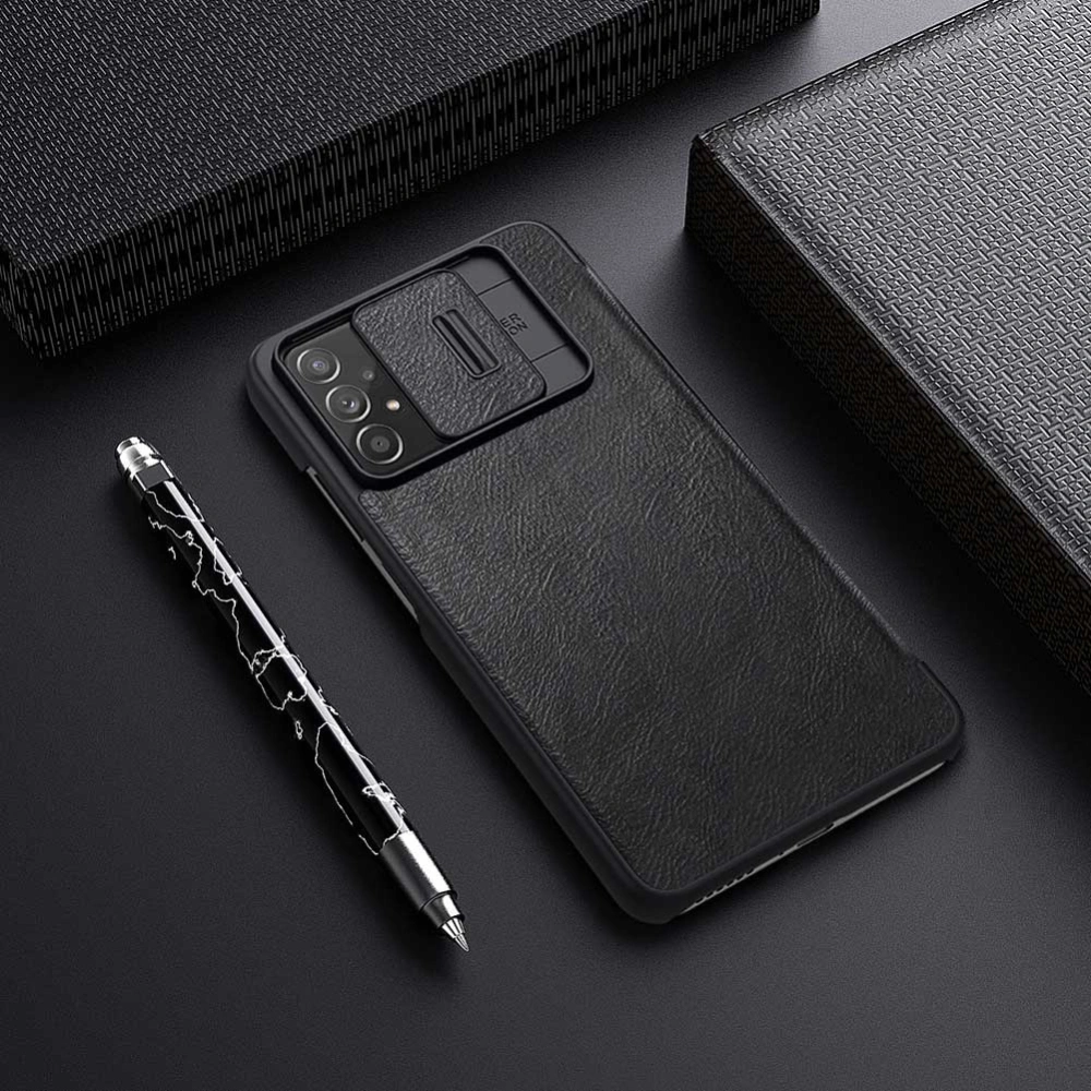 Hurtownia GSM - Etui Nillkin Qin Samsung Galaxy A73 roșu - NLK556 - {ean13} - Hurt
