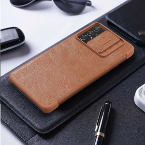 Wholesale Nillkin Qin Samsung Galaxy A73 red - NLK556 - {ean13} - Hurt