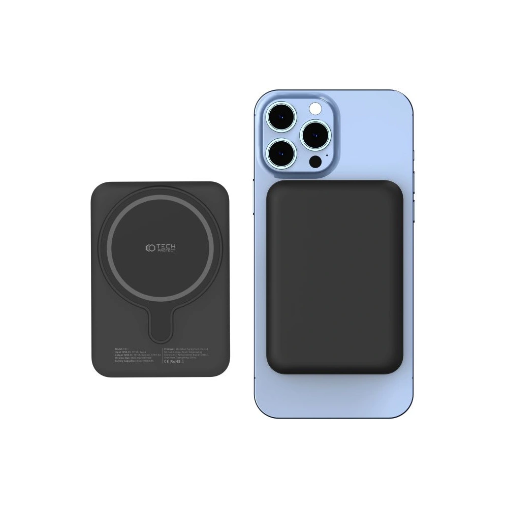 Hurtownia GSM - Powerbank MagSafe Tech-Protect PB11 Lifemag 10000mah Schwarz - THP1447 - {ean13} - Hurt