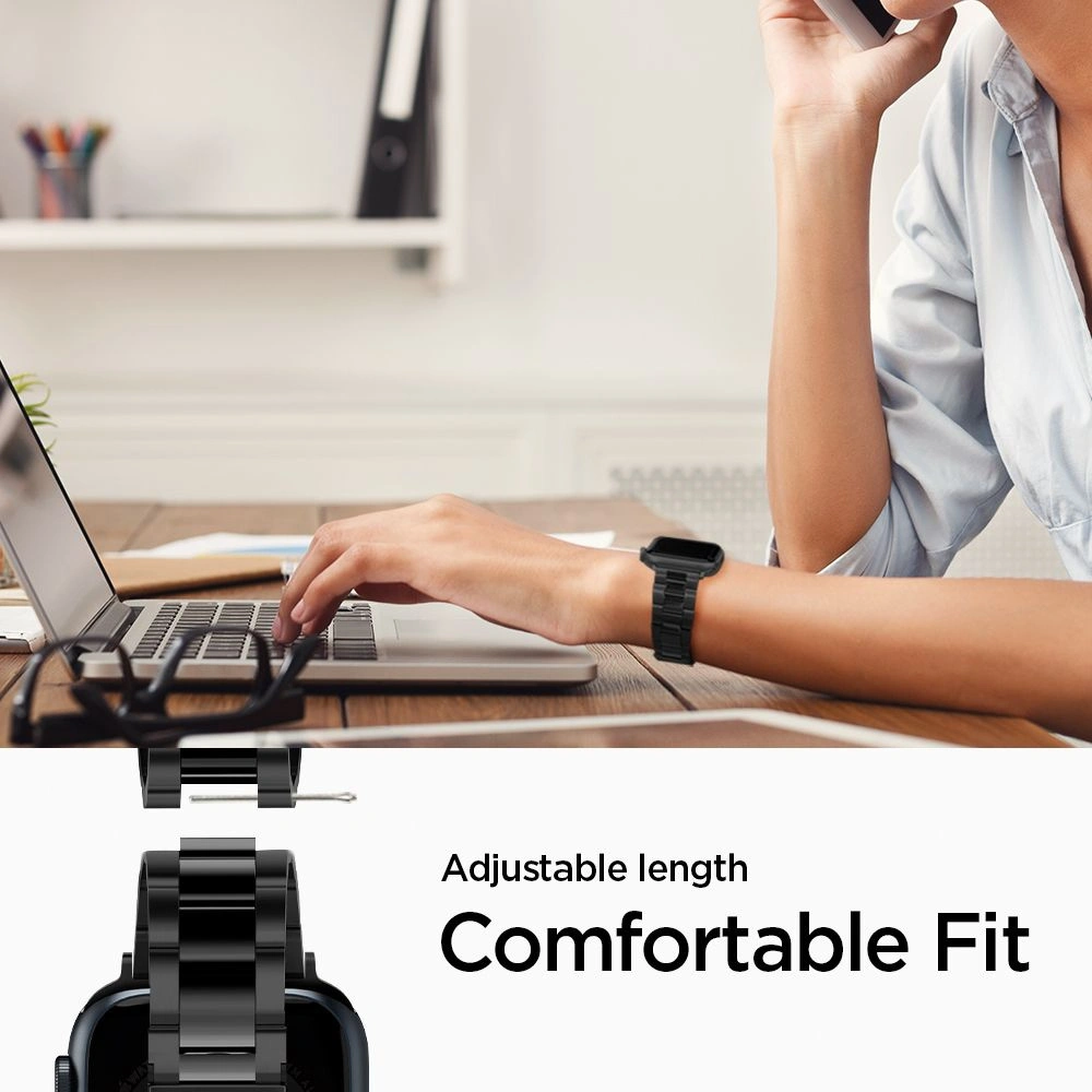 Hurtownia GSM - Armband Spigen Modern Fit Band Apple Watch 4/5/6/7/SE/8/9 40/41mm Schwarz - SPN2538 - {ean13} - Hurt