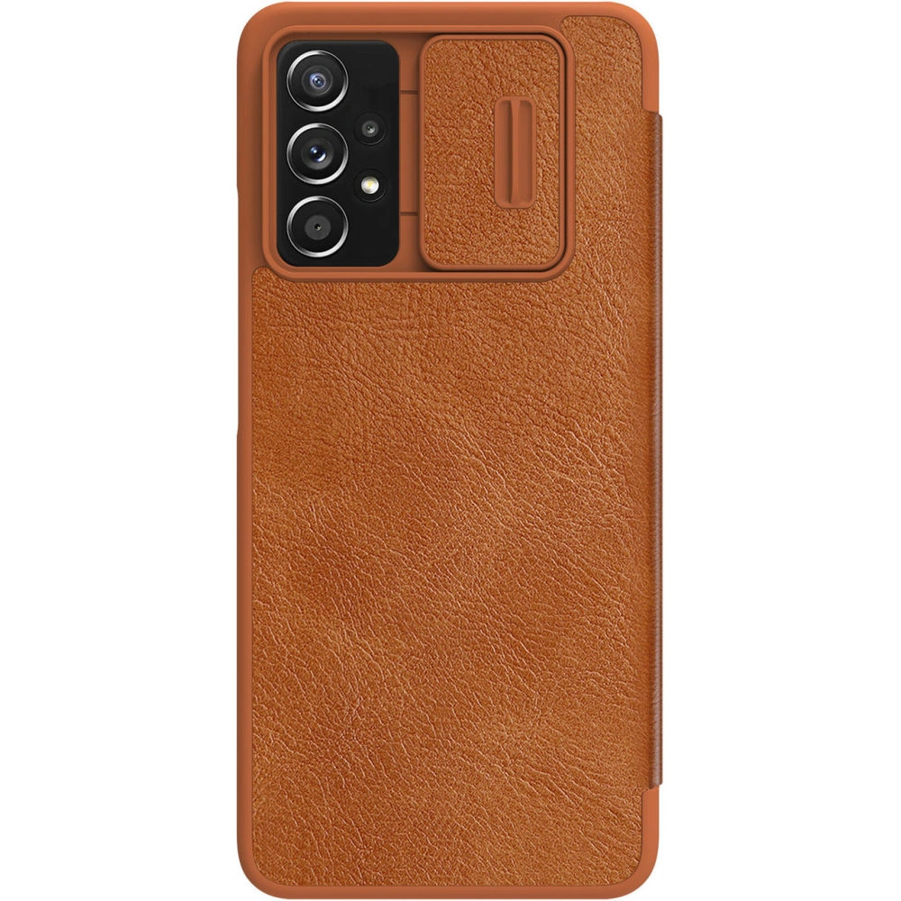Hurtownia GSM - Etui Nillkin Qin Samsung Galaxy A73 barna - NLK557 - {ean13} - Hurt
