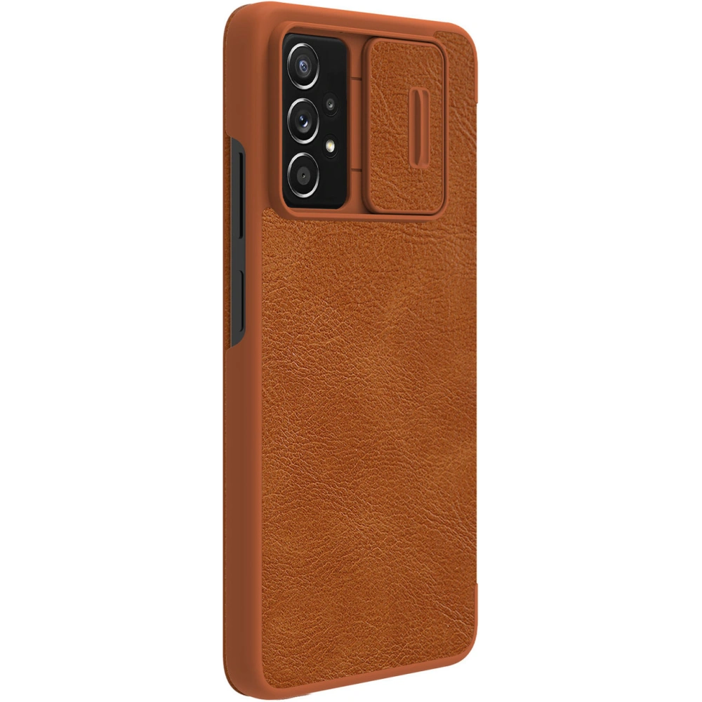 Hurtownia GSM - Etui Nillkin Qin Samsung Galaxy A73 barna - NLK557 - {ean13} - Hurt