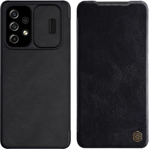 Hurtownia GSM - Etui Nillkin Qin Samsung Galaxy A53 5G negru - NLK558 - {ean13} - Hurt