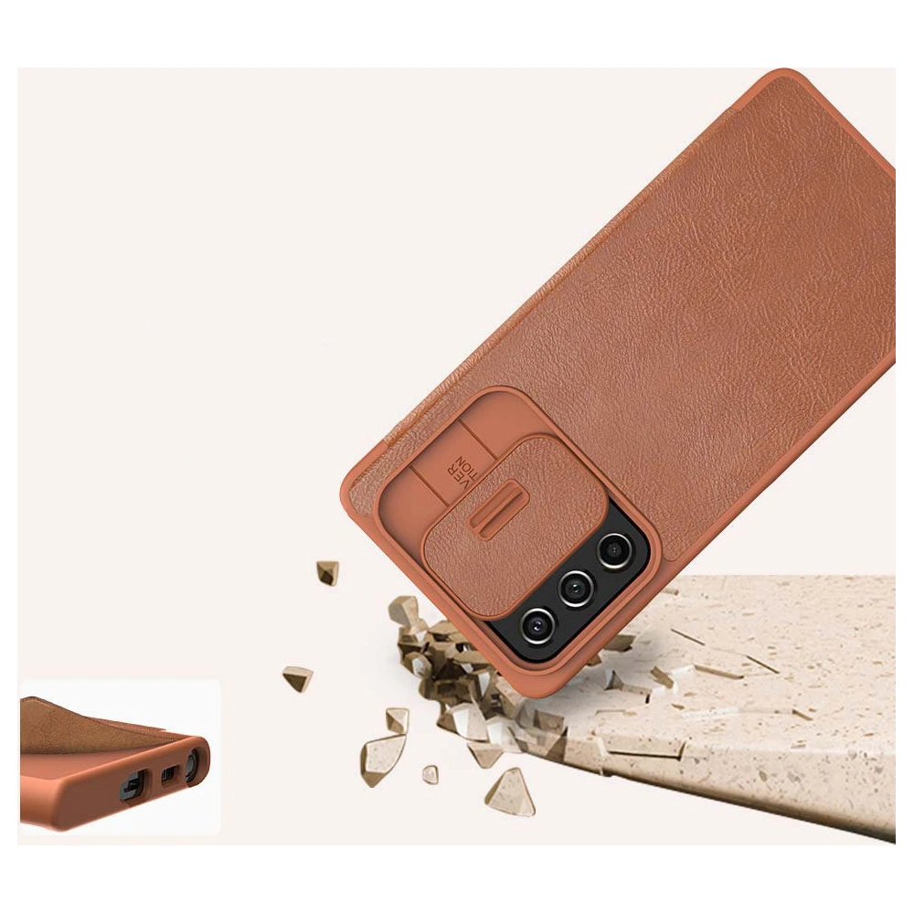 Hurtownia GSM - Etui Nillkin Qin Samsung Galaxy A53 5G fekete - NLK558 - {ean13} - Hurt