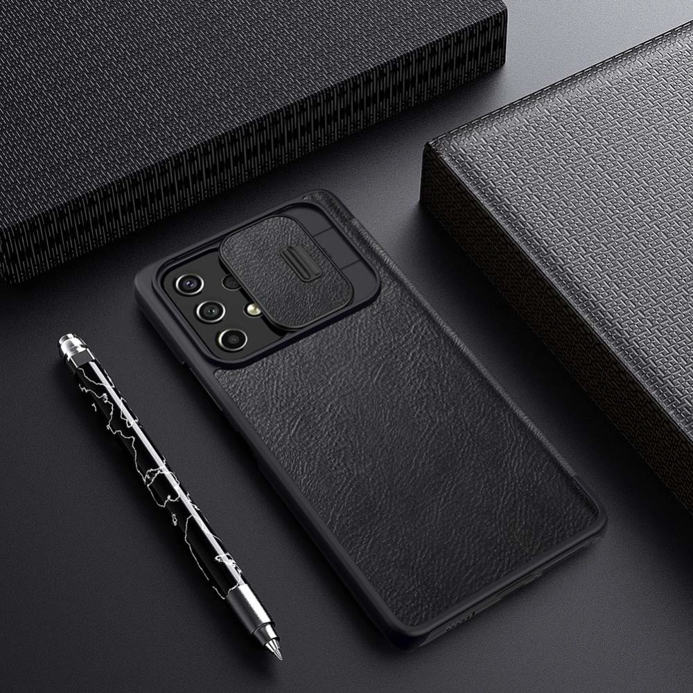 Hurtownia GSM - Etui Nillkin Qin Samsung Galaxy A53 5G fekete - NLK558 - {ean13} - Hurt