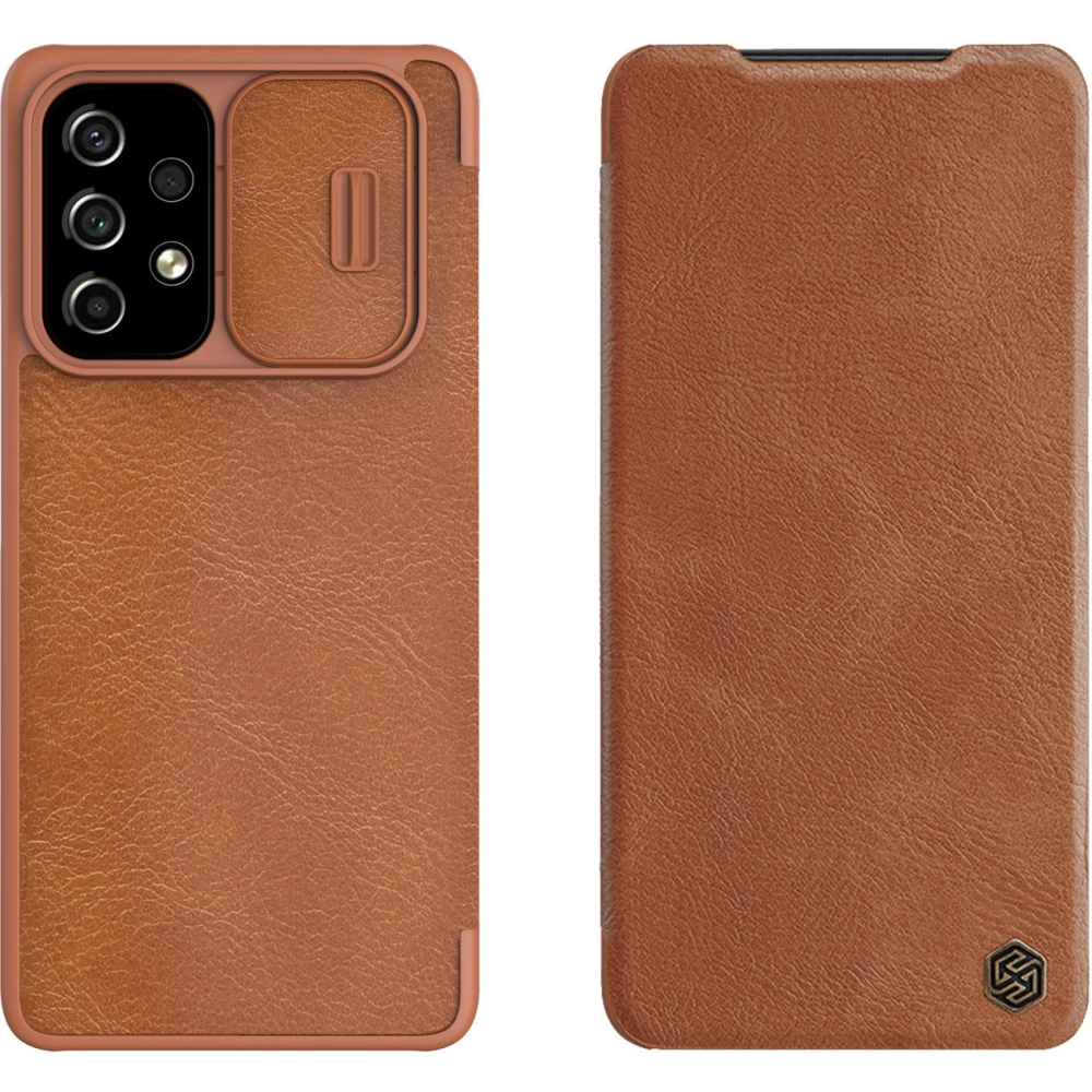 Hurtownia GSM - Case Nillkin Qin Samsung Galaxy A53 5G braun - NLK559 - {ean13} - Hurt