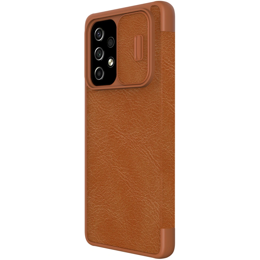 Wholesale Nillkin Qin Samsung Galaxy A53 5G brown - NLK559 - {ean13} - Hurt