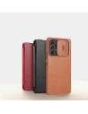 Hurtownia GSM - Etui Nillkin Qin Samsung Galaxy A53 5G brązowy - NLK559 - {ean13} - Hurt