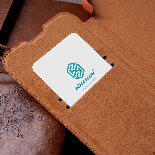 Etui Nillkin Qin Samsung Galaxy A53 5G brązowy