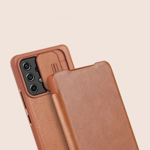 Etui Nillkin Qin Samsung Galaxy A53 5G brązowy