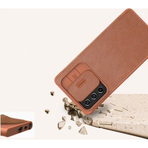 Etui Nillkin Qin Samsung Galaxy A53 5G brązowy