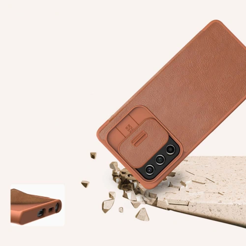 Etui Nillkin Qin Samsung Galaxy A53 5G brązowy