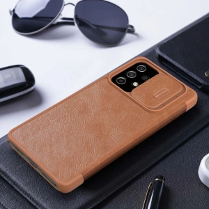 Hurtownia GSM - Etui Nillkin Qin Samsung Galaxy A53 5G maroniu - NLK559 - {ean13} - Hurt