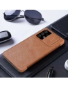 Hurtownia GSM - Etui Nillkin Qin Samsung Galaxy A53 5G brązowy - NLK559 - {ean13} - Hurt
