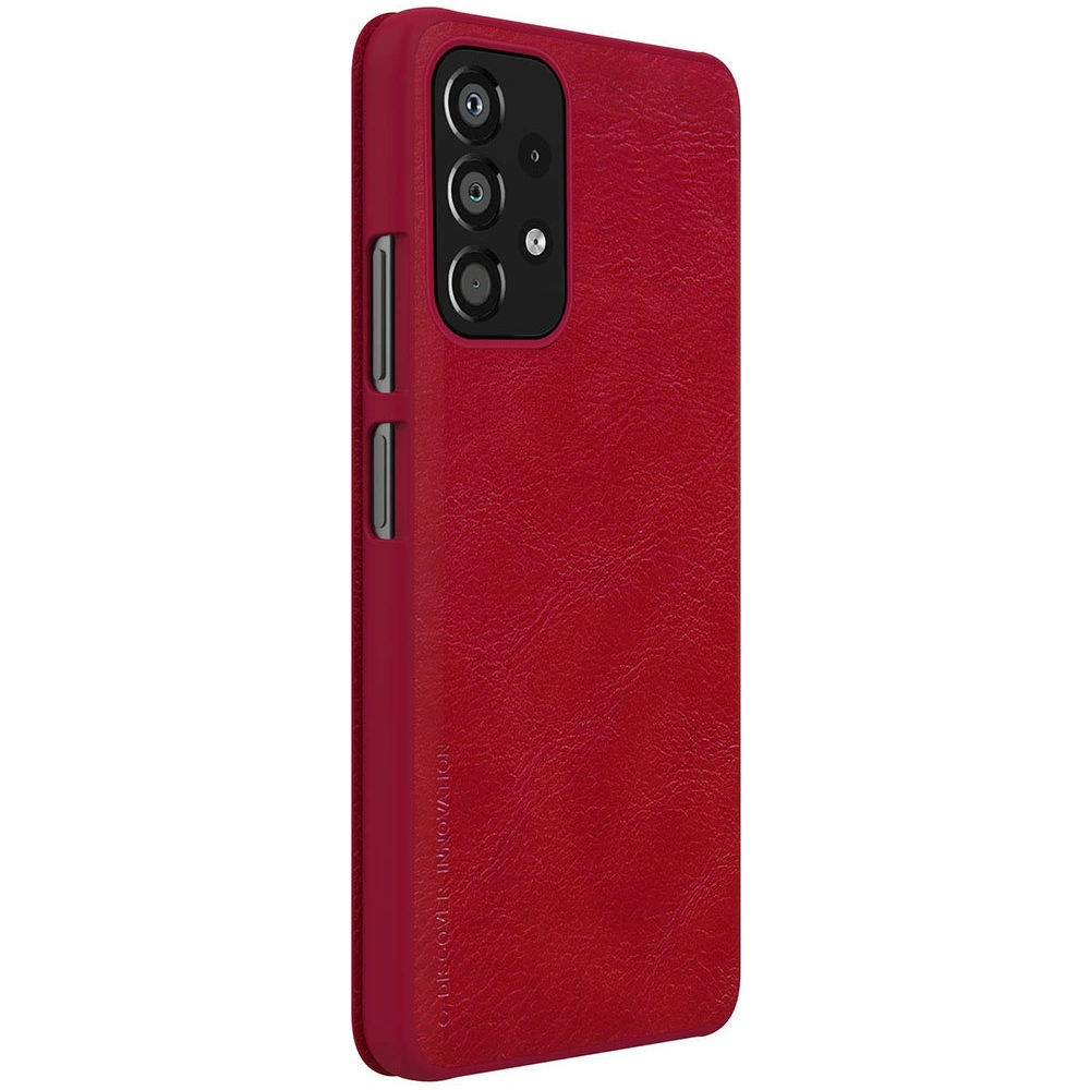 Wholesale Nillkin Qin Samsung Galaxy A33 5G red - NLK560 - {ean13} - Hurt