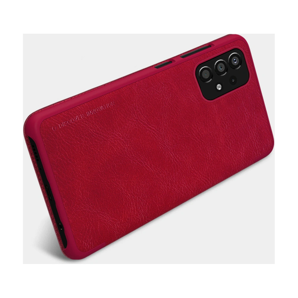 Hurtownia GSM - Etui Nillkin Qin Samsung Galaxy A33 5G czerwony - NLK560 - {ean13} - Hurt