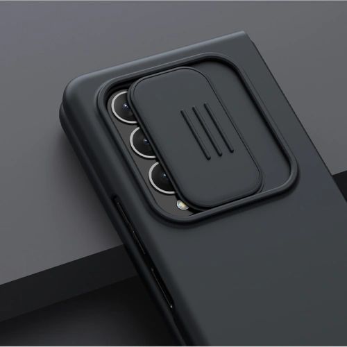 Etui Nillkin CamShield Silky Silicone Samsung Galaxy Z Fold 3 czarny