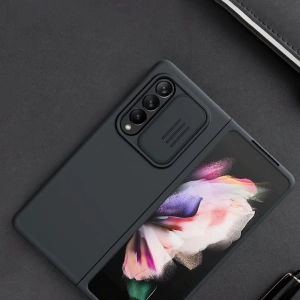 Hurtownia GSM - Case Nillkin CamShield Silky Silicone Samsung Galaxy Z Fold 3 schwarz - NLK561 - {ean13} - Hurt