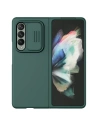 Case Nillkin CamShield Silky Silicone Samsung Galaxy Z Fold 3 grün