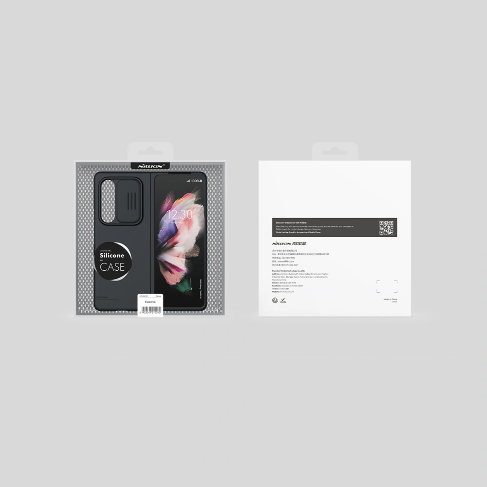 Hurtownia GSM - Etui Nillkin CamShield Silky Silicone Samsung Galaxy Z Fold 3 zelený - NLK562 - {ean13} - Hurt