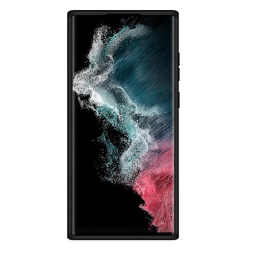 Etui Nillkin CamShield Silky Silicone Samsung Galaxy S22 Ultra czarny