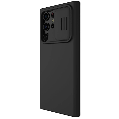 Etui Nillkin CamShield Silky Silicone Samsung Galaxy S22 Ultra czarny