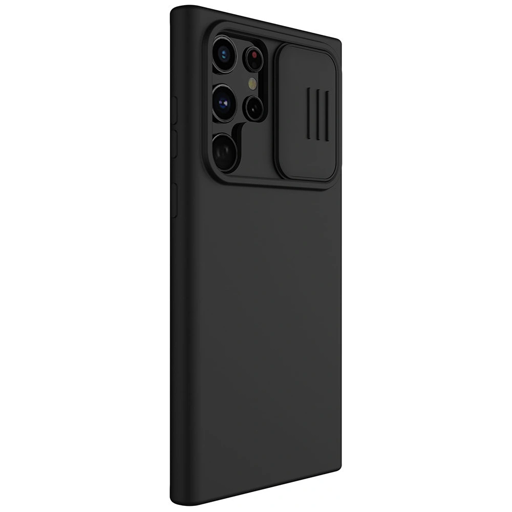 Hurtownia GSM - Etui Nillkin CamShield Silky Silicone Samsung Galaxy S22 Ultra negru - NLK563 - {ean13} - Hurt