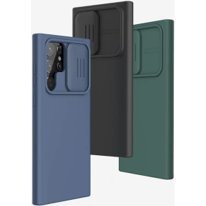 Hurtownia GSM - Etui Nillkin CamShield Silky Silicone Samsung Galaxy S22 Ultra černý - NLK563 - {ean13} - Hurt