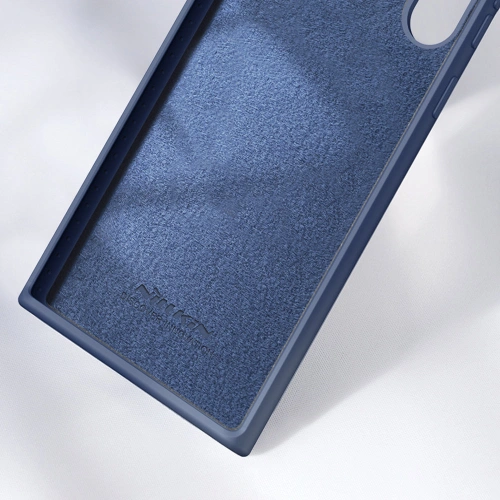 Etui Nillkin CamShield Silky Silicone Samsung Galaxy S22 Ultra czarny