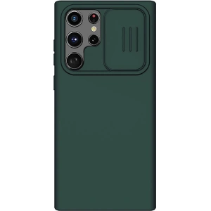 Hurtownia GSM - Etui Nillkin CamShield Silky Silicone Samsung Galaxy S22 Ultra zelený - NLK565 - {ean13} - Hurt