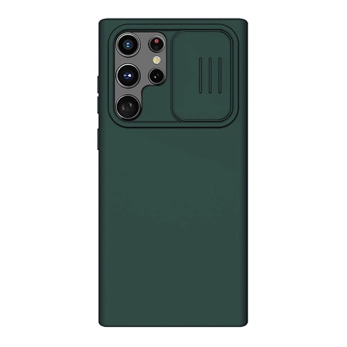 Etui Nillkin CamShield Silky Silicone Samsung Galaxy S22 Ultra zielony