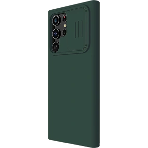 Hurtownia GSM - Etui Nillkin CamShield Silky Silicone Samsung Galaxy S22 Ultra zelený - NLK565 - {ean13} - Hurt