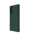 Hurtownia GSM - Etui Nillkin CamShield Silky Silicone Samsung Galaxy S22 Ultra verde - NLK565 - {ean13} - Hurt