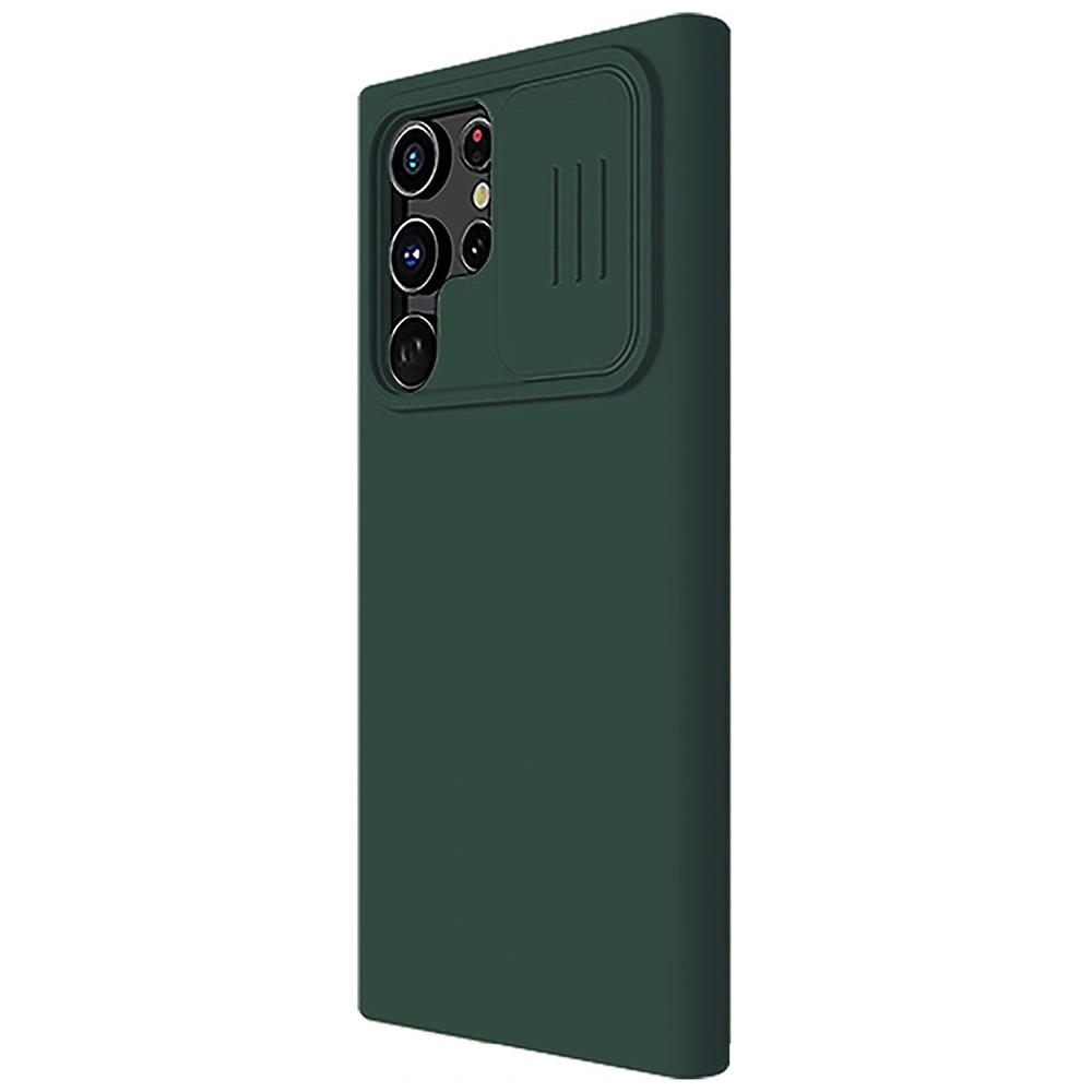 Hurtownia GSM - Etui Nillkin CamShield Silky Silicone Samsung Galaxy S22 Ultra verde - NLK565 - {ean13} - Hurt