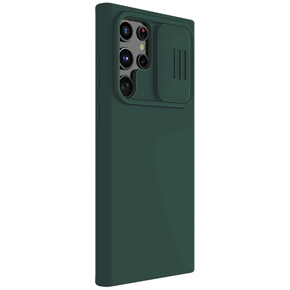 Hurtownia GSM - Etui Nillkin CamShield Silky Silicone Samsung Galaxy S22 Ultra verde - NLK565 - {ean13} - Hurt