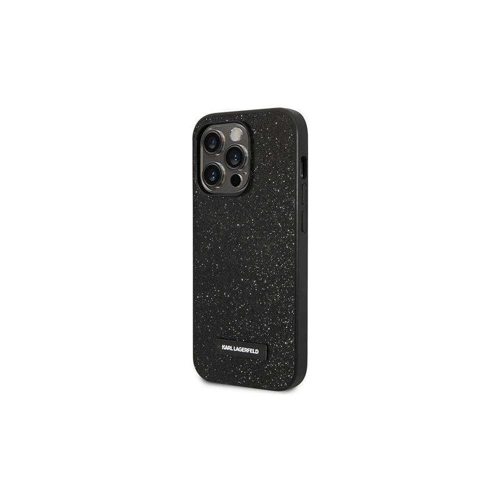 Etui Karl Lagerfeld KLHCP14XG2ELK Apple iPhone 14 Pro Max hardcase černý/black Glitter Plaque Logo