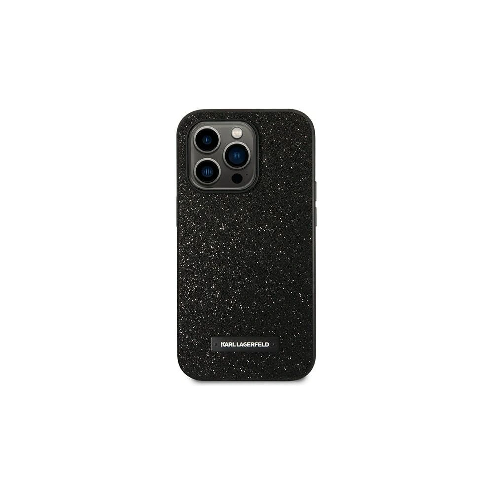 Etui Karl Lagerfeld KLHCP14XG2ELK Apple iPhone 14 Pro Max hardcase černý/black Glitter Plaque Logo