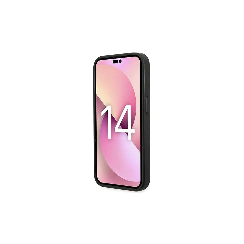 Etui Karl Lagerfeld KLHCP14XG2ELK Apple iPhone 14 Pro Max hardcase negru/black Glitter Plaque Logo