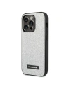 Karl Lagerfeld KLHCP14XG2ELS Apple iPhone 14 Pro Max hardcase silver Glitter Plaque Logo